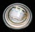 1980s Jewelled Miniature Porcelain Cup, Saucer and Plate by Ken Russell, 1980s, Set of 3 For Sale - Image 5 of 8