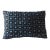 African Custom Made Indigo Cloth Pillow 20" by 13" For Sale