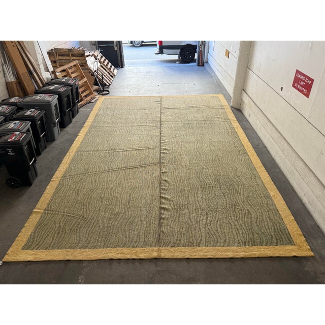 14ft X 21ft 3in South American Hand Hooked Area Rug For Sale - Image 10 of 12