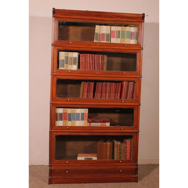 Bookcase in Mahogany from Globe Wernicke For Sale - Image 3 of 11