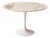 Round Calacatta Marble Dining Table with Tulip Pedestal Base by Eero Saarinen for Knoll Inc. / Knoll International, 2021 For Sale