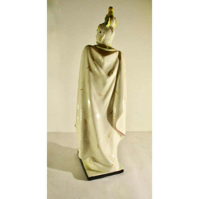 Ceramic Italian Ceramic Figure of Caruso Early 20th For Sale - Image 7 of 11
