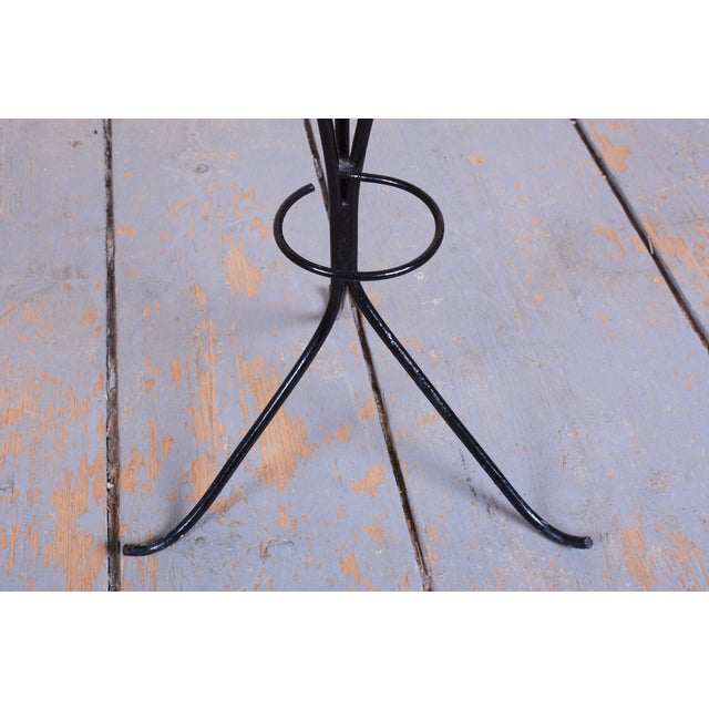 Metal Mid-Century Czech Flower Stand in Lacquered Metal, 1950s For Sale - Image 7 of 10