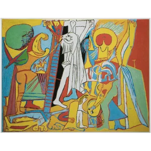 1985 After Pablo Picasso, "The Crucifixion" Parisian Full-Color Print