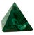 Late 20th Century Malachite Pyramid Paperweight For Sale - Image 4 of 6