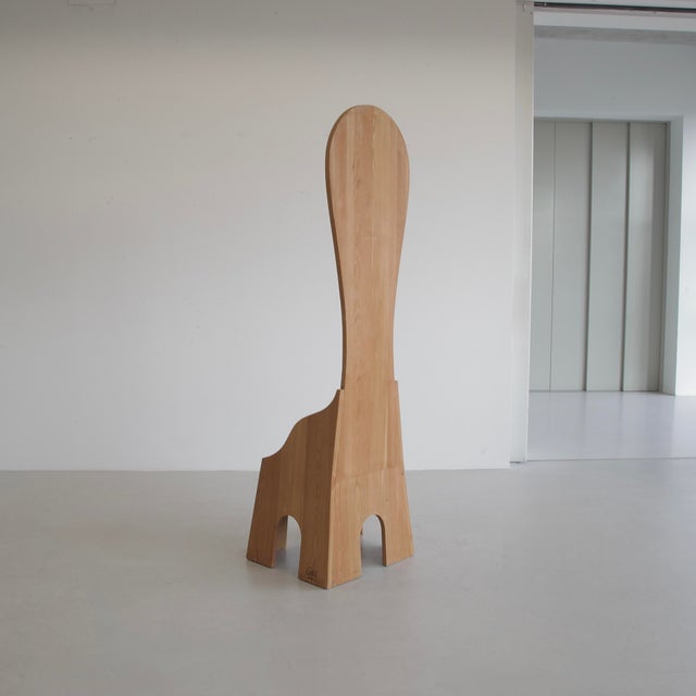 Fratina Chair by Mario Ceroli, 1972 For Sale - Image 6 of 8