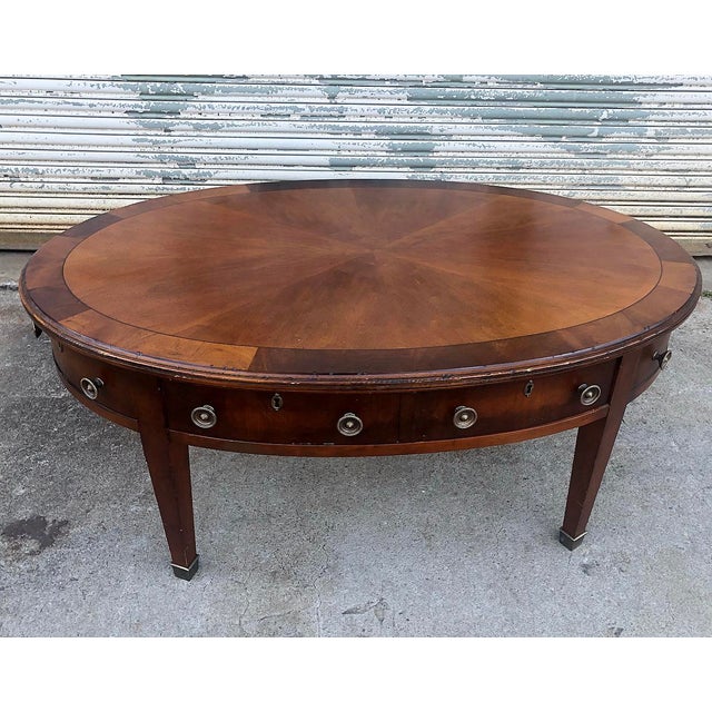 Vintage Oval Hekman Coffee Table Chairish