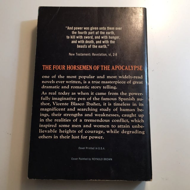 By Vicente Blasco Ibanez. New York: Dell, 1961. First printing. The greatest and most famous war story of the century....