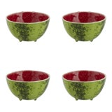 Bordallo Pinheiro Watermelon Bowls, 16 oz, Set of 4 For Sale