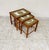 Danish Teak and Ceramic Nesting Tables, 1960s, Set of 3 For Sale - Image 6 of 11