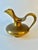 Brass Italian Egidio Casagrande Hammered Brass Pitcher For Sale - Image 8 of 11