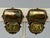 Stephen Dweck Etruscan Style Earrings, Clip. Bezel-set shell, brown tones, on top. Yellow/Green faceted quartz at the...