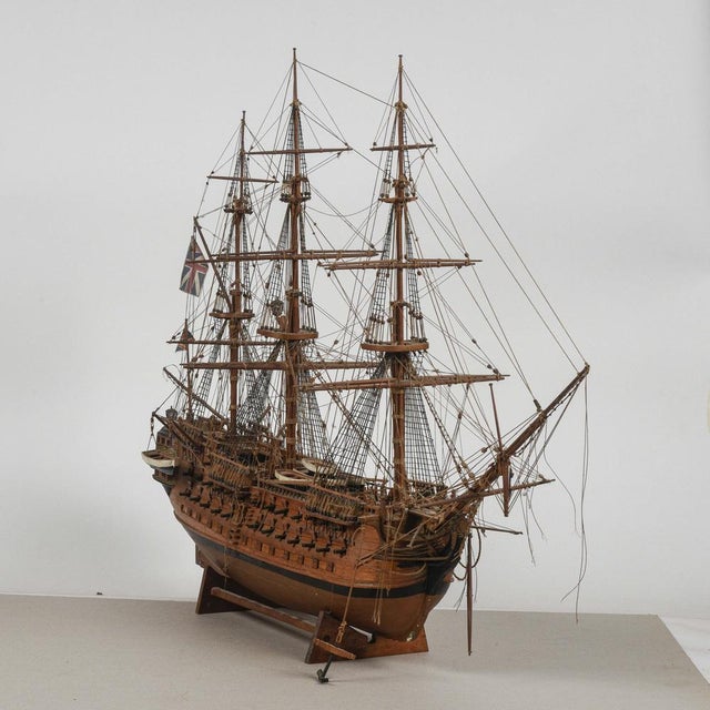 Metal HMS Victory Model Sailing Ship For Sale - Image 7 of 18