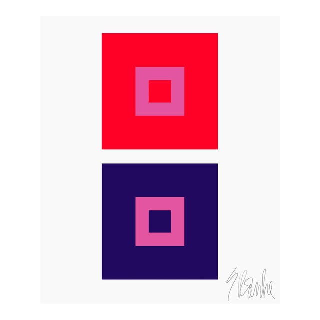 Dynamic Color Change No. 1 Fine Art Print 35" X 45" by Liz Roache For Sale