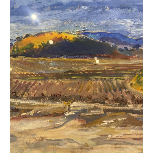 20th Century French Beach Painting in Giltwood Frame Signed Andre Barriere For Sale - Image 4 of 7