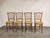 Gold Vintage Bistro Chairs, 1950s, Set of 4 For Sale - Image 8 of 9