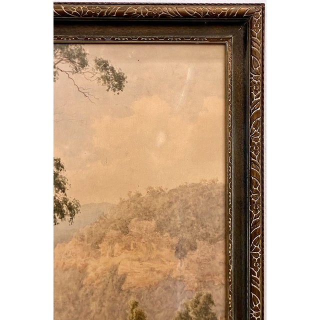 Early 20th Century Australian 19th-Century Mountain Landscape by Henry Tebbitt (1852–1927) For Sale - Image 5 of 10