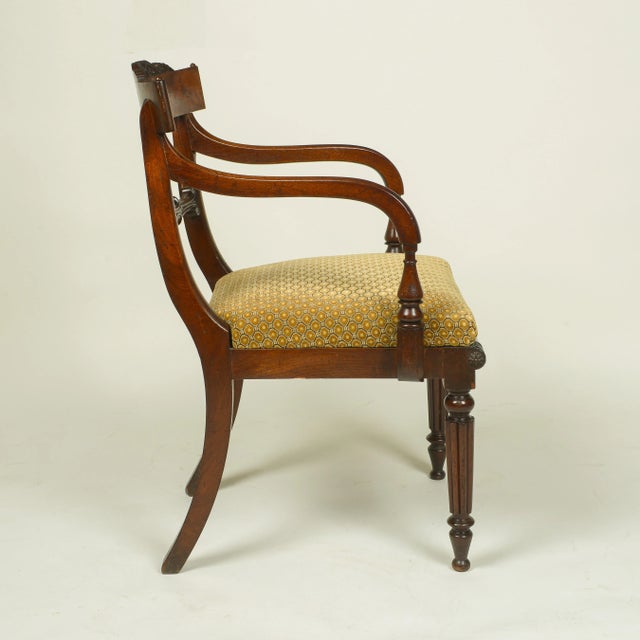Early 19th Century A George IV Mahogany Armchair For Sale - Image 5 of 10