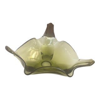 Viking Avocado Green Flying Nun Serving Bowl For Sale