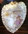 This is a truly extraordinarily beautiful large English antique porcelain work of art. The heart-shaped form and lovely...