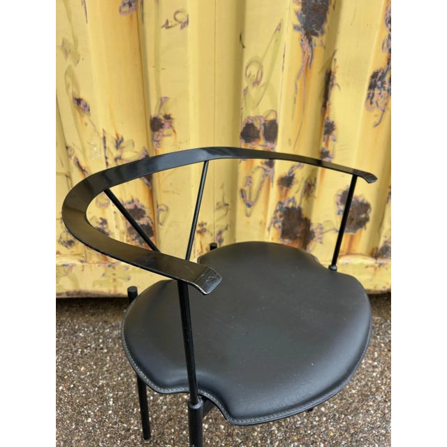 Black Cattelan Italia Stool, 1980 For Sale - Image 8 of 13