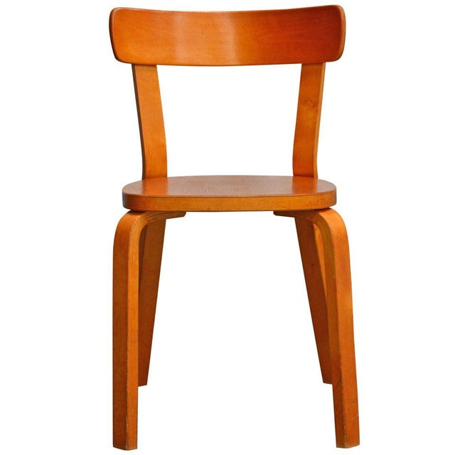 Alvar Aalto Model 69 Bentwood Side Chair For Sale - Image 10 of 10