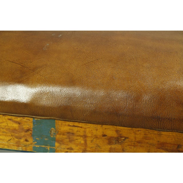 Leather Gym Bench, 1950s For Sale - Image 9 of 10