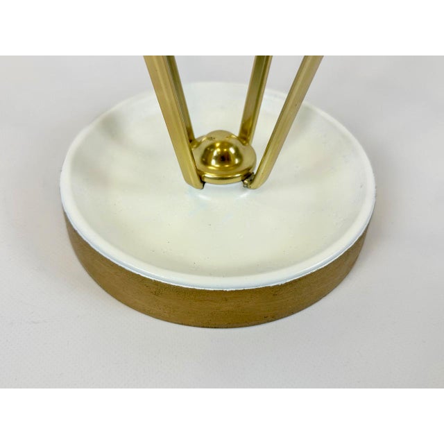 1960s Mid-Century Modern Austrian Aluminium and Brass Umbrella Stand, 1960s For Sale - Image 5 of 11