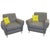 Metal Mid-Century Modern Italian Chairs with Optical Fabric and Brass Details, 1950s, Set of 2 For Sale - Image 7 of 7