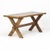Antique Brutalist Rustic Dining Table in Oak For Sale - Image 13 of 13