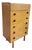Mid-Century Modern Teak Chest of Drawers with Lift-Up Mirror, 1960s For Sale