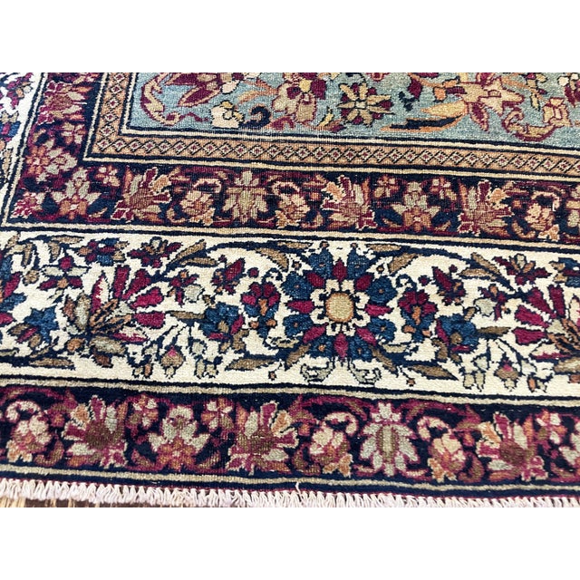 Antique Persian Isfahan Rug 4'4" X 6'11" Circa 1880 For Sale - Image 9 of 10