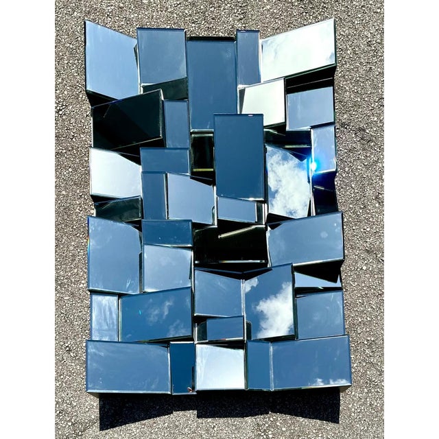 Vintage “Slopes” Mirror After Neil Smalls For Sale - Image 12 of 12