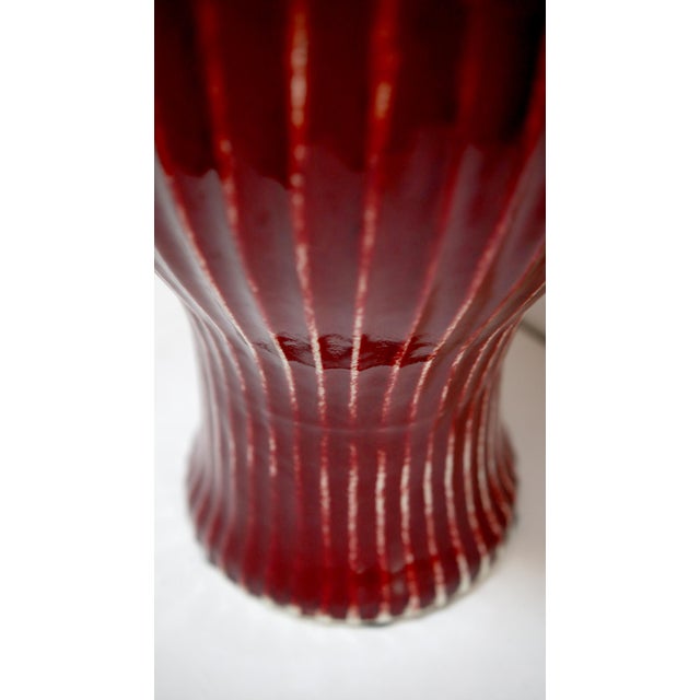 Chinese 1900s Copper Red Chinese Ginger Jar with Foo Dogs For Sale - Image 3 of 12