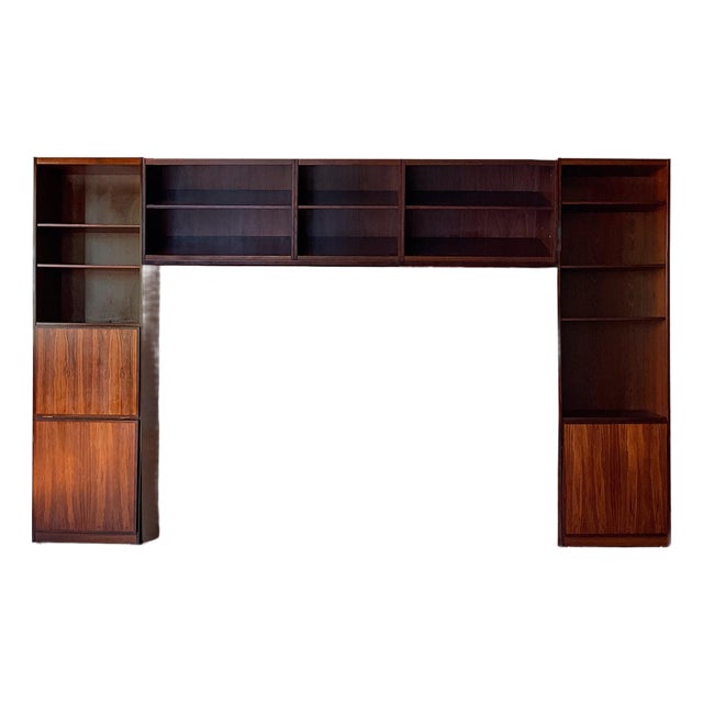 1960s Omann Jun Scan-Flex Rosewood Cabinets For Sale