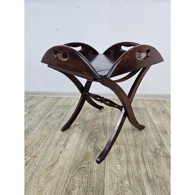 Wood Vintage Mahogany Table, England, 1970s For Sale - Image 7 of 11