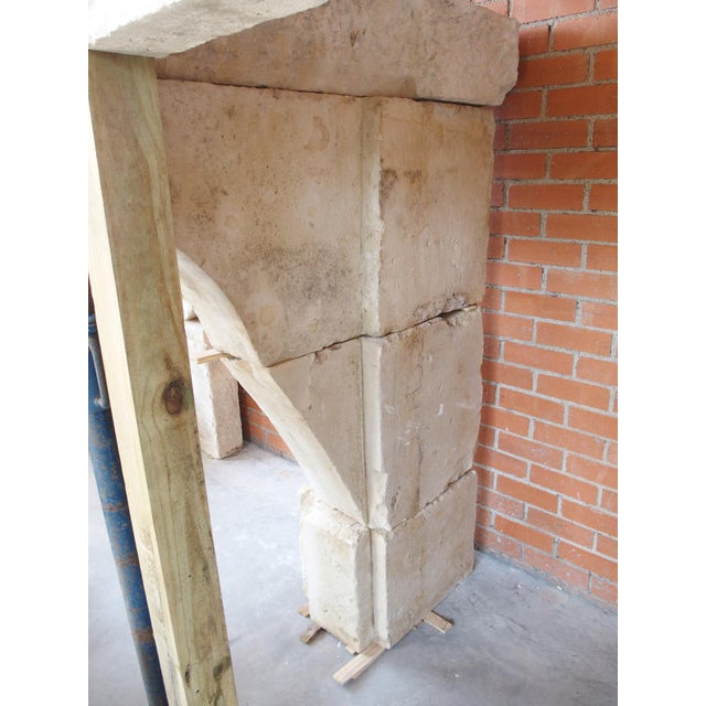 Large Louis XIII Chateau Fireplace Mantel From La Meuse, France, 17th Century For Sale - Image 11 of 18