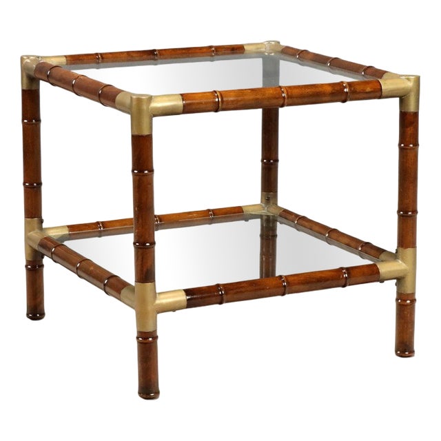 Bamboo Coffee Table, 1960s For Sale