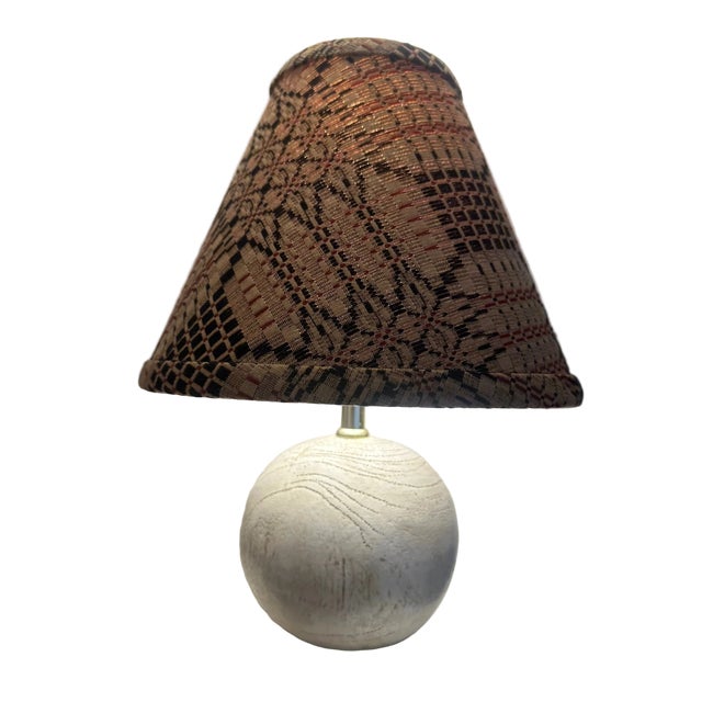 Mid-Century Modern Late 20th Century Fossil Base Mini Lamp For Sale - Image 3 of 4