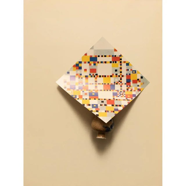 Piet Mondrian 1958 After Piet Mondrian "Victory Boogie-Woogie (Unfinished)" Full-Color Print From England For Sale - Image 4 of 8