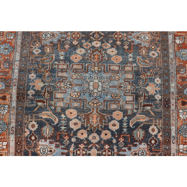Antique Persian Malayer Rug With All-Over Sub-Geometric Floral Design 4'4"x6'2" For Sale - Image 4 of 10
