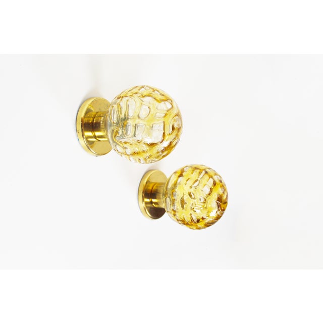 Vintage Brass Wall Lamps from Doria Leuchten, 1970s, Set of 2 For Sale - Image 9 of 9