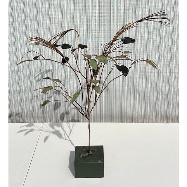 1960s 1969 Curtis Jere Metal Tree Sculpture For Sale - Image 5 of 6