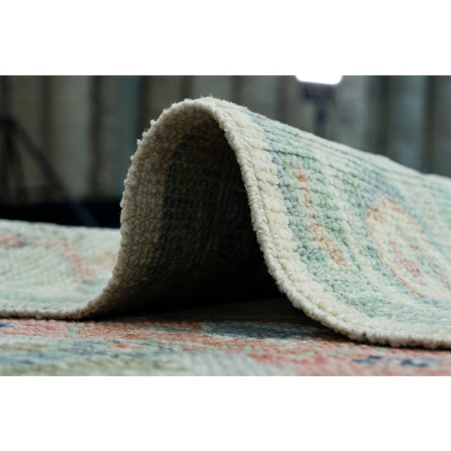 Textile Turkish Oushak Runner Rug 2'10" x 22'7" #17406 For Sale - Image 7 of 8