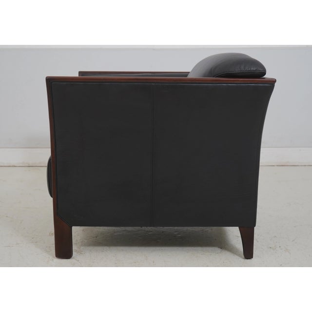 Modern Jaguar Modern Design Leather Club Chair For Sale - Image 3 of 18