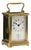 European Travel Clock in Bronze and Glass For Sale
