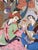 Mid 20th Century Mid-20thCentury Tabriz Pictorial Rug A Celebration of Love Poetry & Courtly Life For Sale - Image 5 of 17