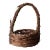 Vintage Rustic Twig Basket For Sale