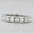 White 0.70ctw Channel Set Diamond Wedding Band 14k White Gold Size 5.25 Anniversary Ring For Sale - Image 8 of 8