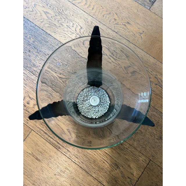 Candle Holders-Kreiss Hurricane W/Glass Top, Set of 2 For Sale In Los Angeles - Image 6 of 7